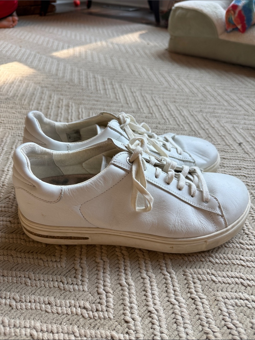 Birkenstock bend low leather sneakers size 41/10W/8M - Picture 2 of 5